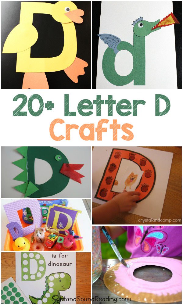 20+ Easy Letter D Crafts for Preschool | Mrs. Karles Sight and ...