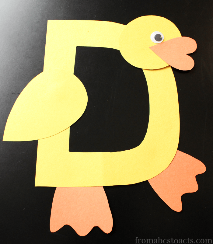worksheet letter d crafts