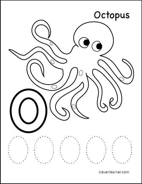 worksheet letter o