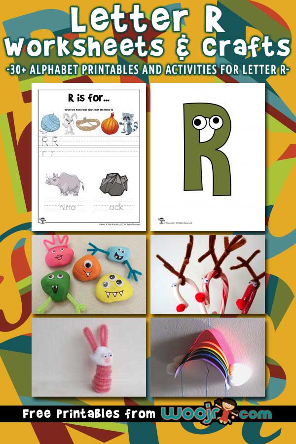 FREE Printable Letter R Worksheets for Kindergarten