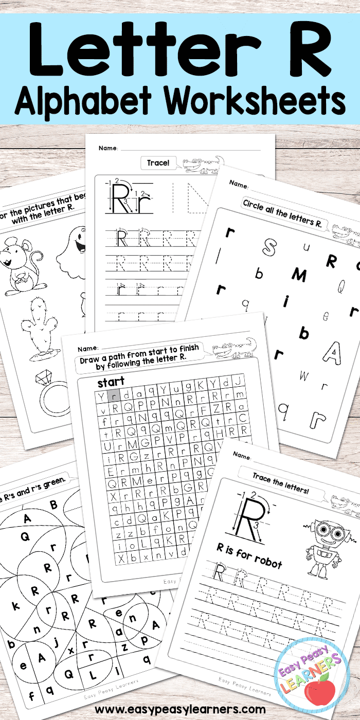 worksheet letter r day care