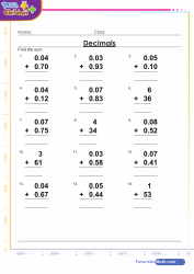 Math Worksheets Grade 4 pdf