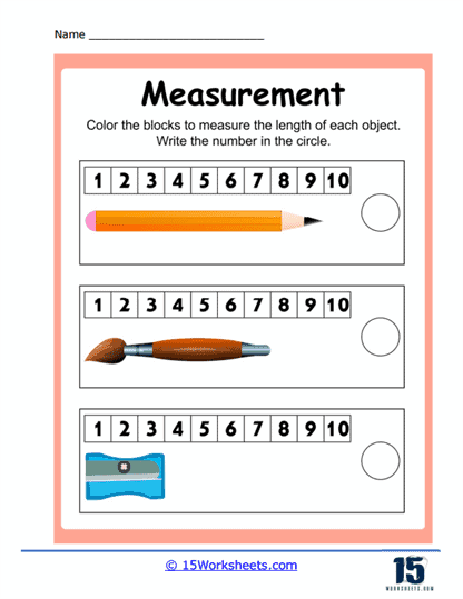worksheet measurement