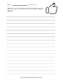 worksheet middle school