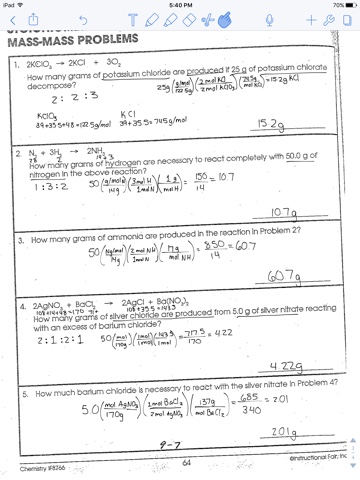 Haleys Chemistry Blog: Mole-Mole Problems