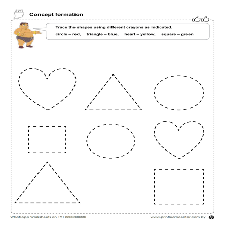 Nursery Worksheets For All Subjects | HP PLC