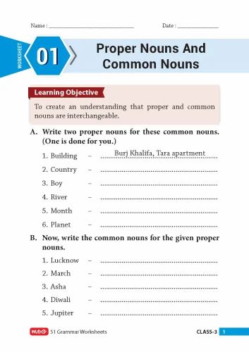 worksheet of english grammar