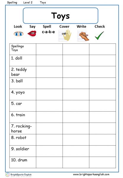 worksheet of english