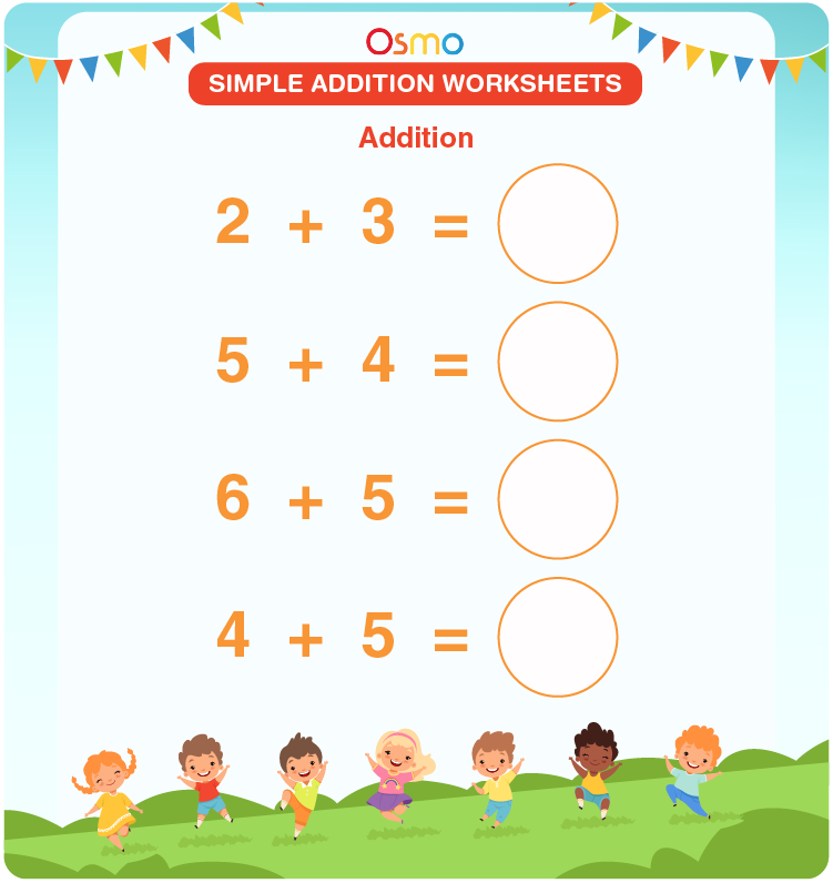 Simple Addition Worksheets | Download Free Printables