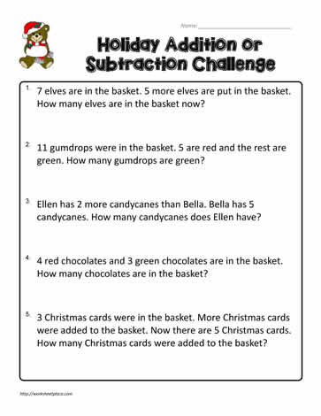 worksheet on addition word problems for grade 2