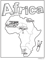 Africa Theme Unit - Printables and Worksheets