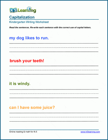 Capital letters worksheets for preschool and kindergarten | Worsheets library...
