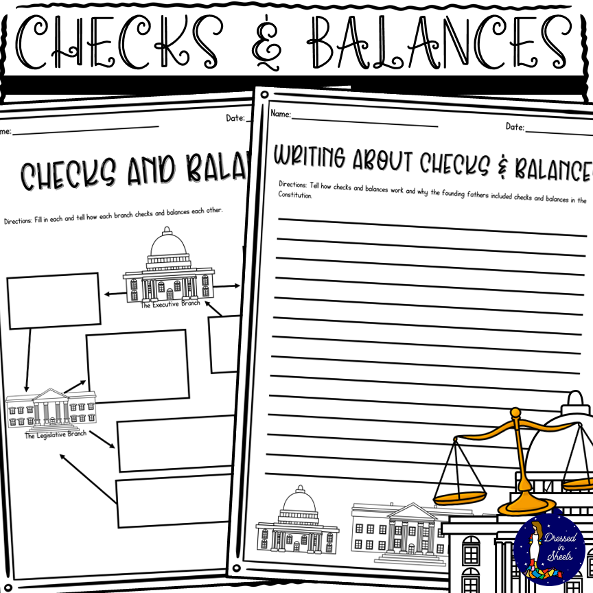 worksheet on checks and balances