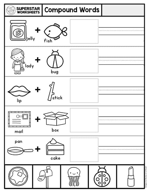 Compound Words Worksheets -Worksheets Library