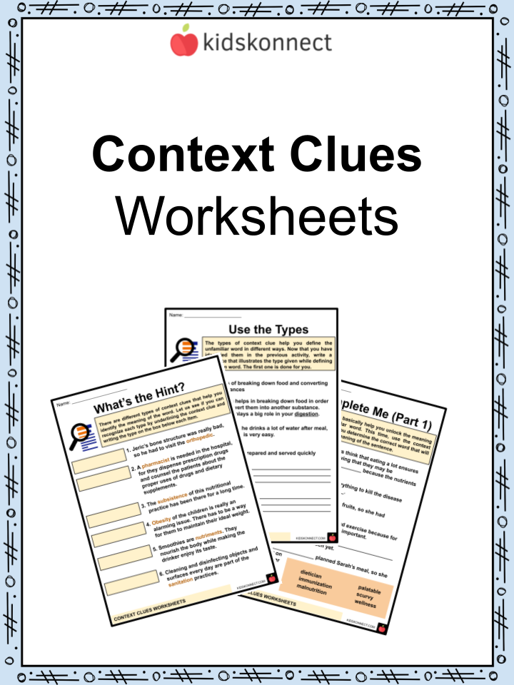 Context Clues Worksheets | Definitions, Clues, Meaning