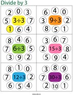Third Grade Division Math Worksheets - Twisty Noodle