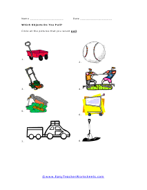Force and Motion Worksheets
