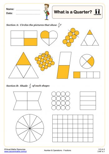 worksheet on fractions for