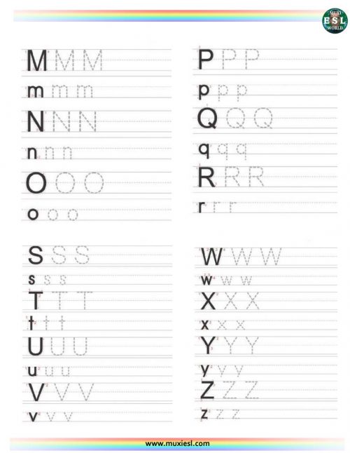 worksheet on letter writing