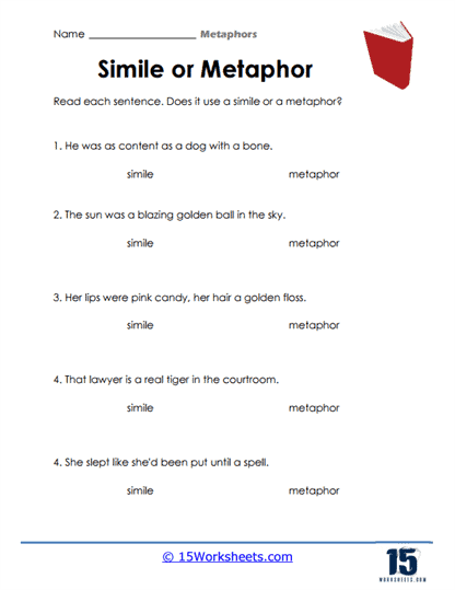 Metaphors Worksheets - 15 Worksheets Library