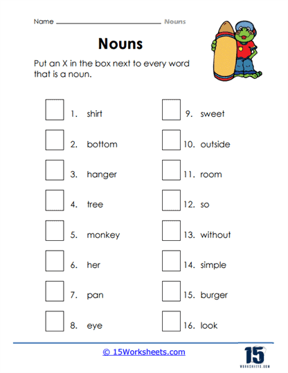 Nouns Worksheets - 15 Worksheets Library