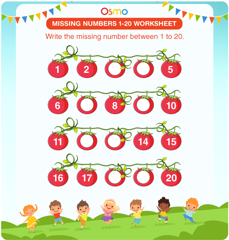 Missing Numbers Worksheet | Download Free Printables For Kids