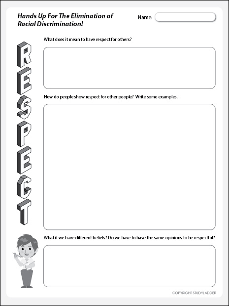 Respect Worksheet - Studyladder Interactive Learning Games
