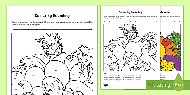 worksheet on rounding numbers