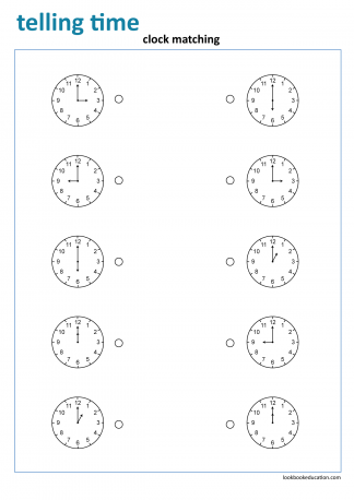 Worksheet Telling Time - Lookbook Education