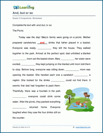 And, but, so worksheets | Worsheets library