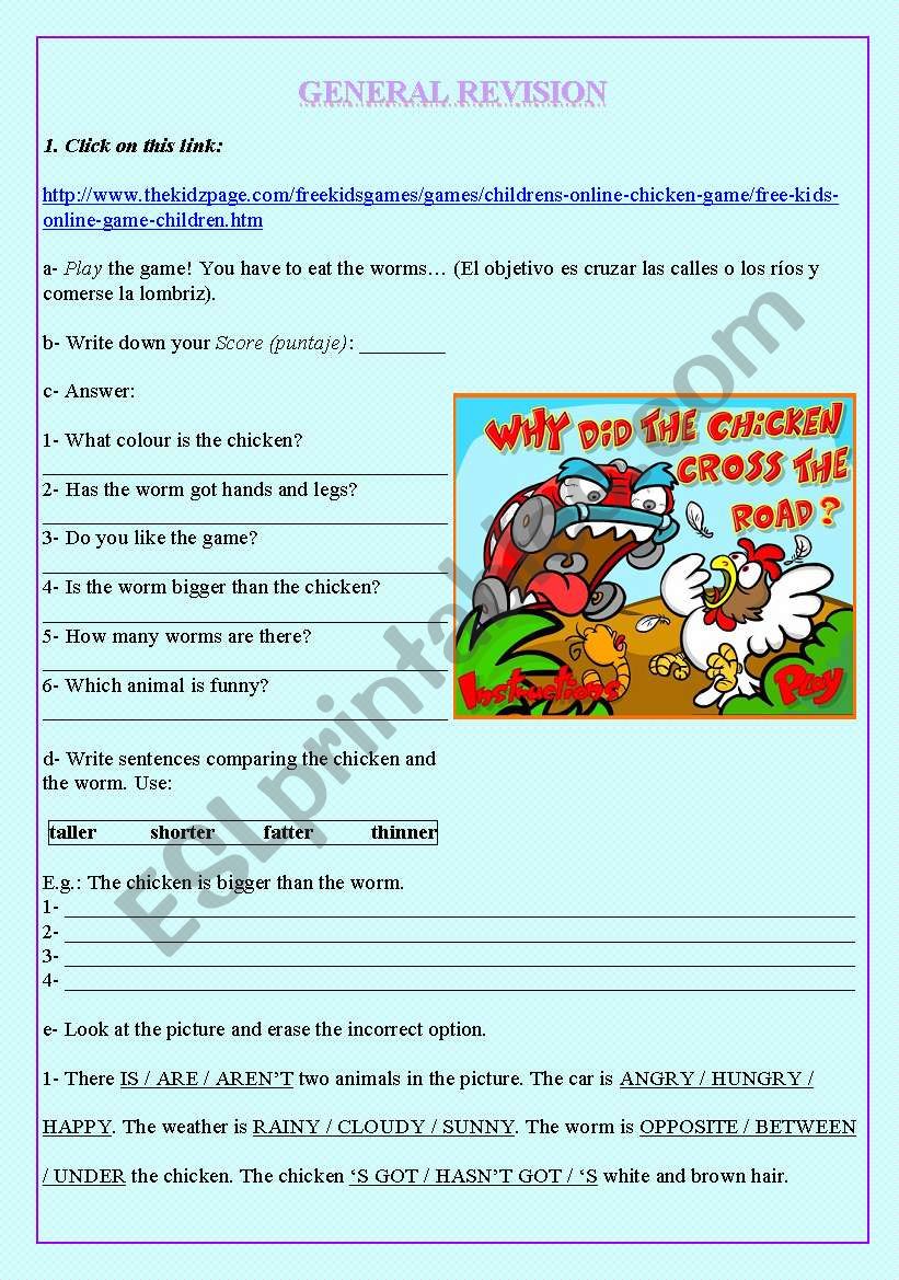 worksheet online for free