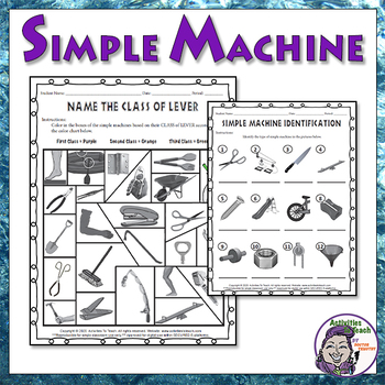 Middle School Science: Simple Machines Worksheet Packet