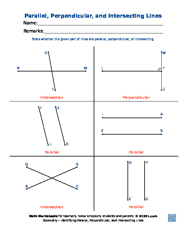 worksheet-identifying-parallel ...