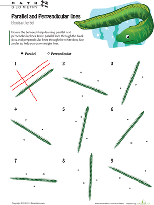 Line Logic: Parallel and Perpendicular #2 | Worksheet 