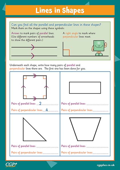 worksheet parallel and perpendicular lines