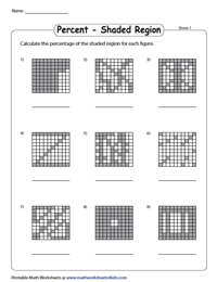 Percent Worksheets