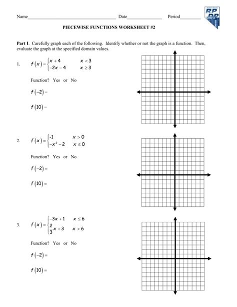 worksheet piecewise functions algebra 2 answers
