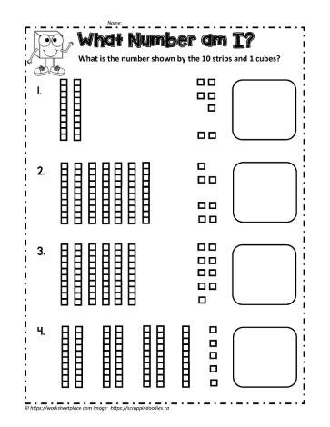 Place Value to 100 Worksheets