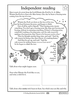 Reading practice: Winnie-the-Pooh | 1st grade Reading, Writing ...