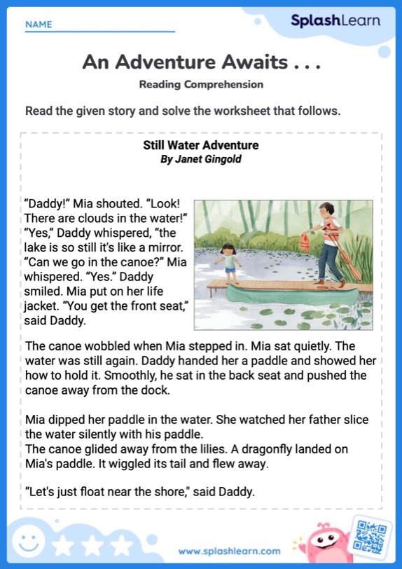 An Adventure Awaits - Practice Reading Comprehension - ELA ...