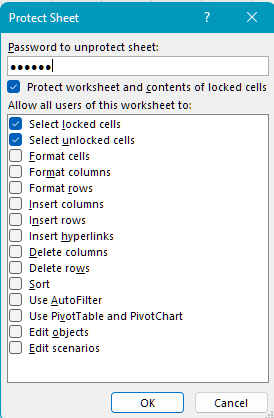 Protect Your Dashboard - Perfect Your Excel Skills - OpenClassrooms