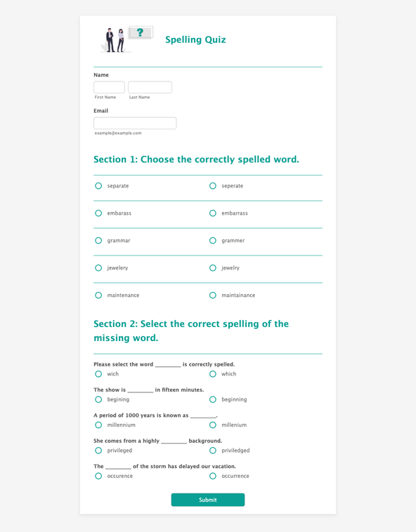 Free HTML Quiz Maker | Jotform Form Builder