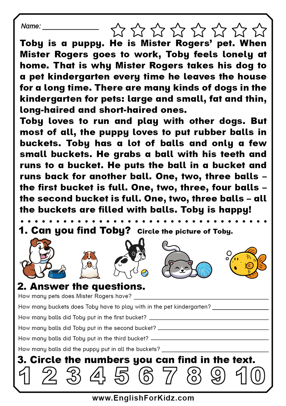 English for Kids Step by Step: Reading Comprehension to Learn ...