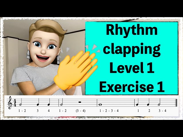 Rhythm clapping practice: Level 1, Exercise 1 - QUARTER NOTES ...