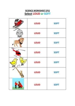 worksheet science