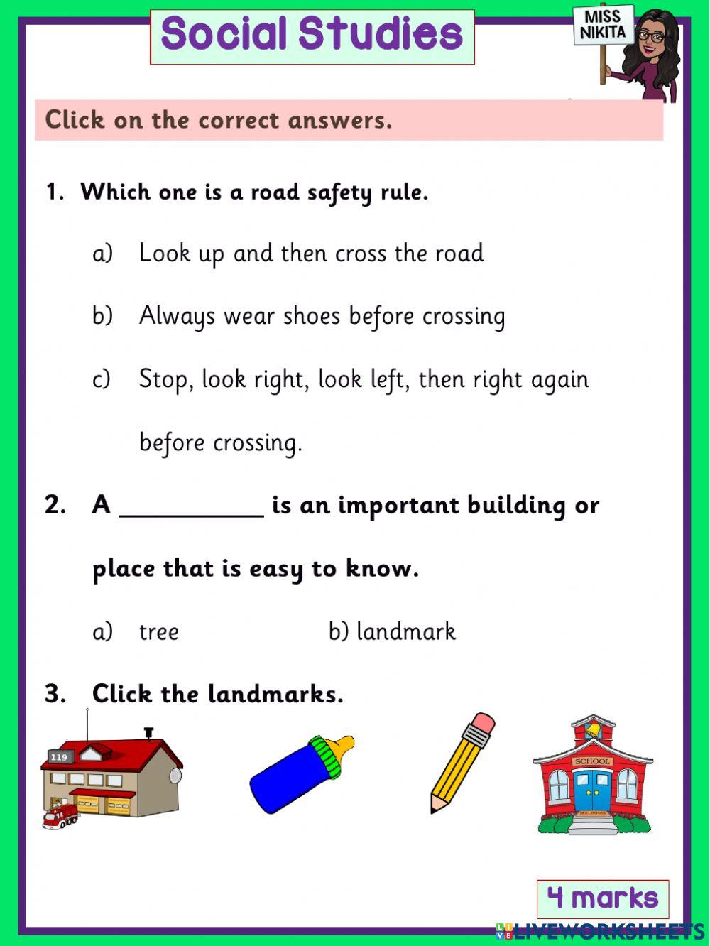 Social Studies Worksheets & Free Printables