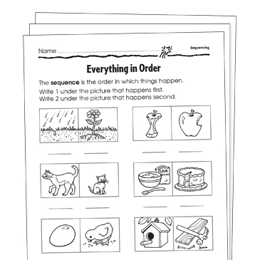 Printable Sequencing Worksheets for Math, Reading &  Early Learning ...