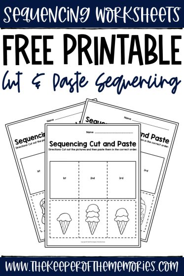 Free Sequencing Worksheets - The Keeper of the Memories