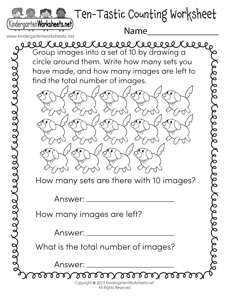 worksheet that you can print out