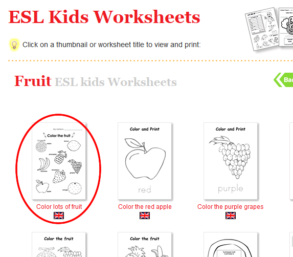 How to print worksheets, craft sheets and song sheets - ESL KidStuff